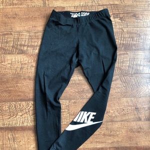 Nike Black Athletic Leggings Full Length